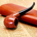 Hand Carved Tobacco Black Carved Tobacco Smoking Pipe